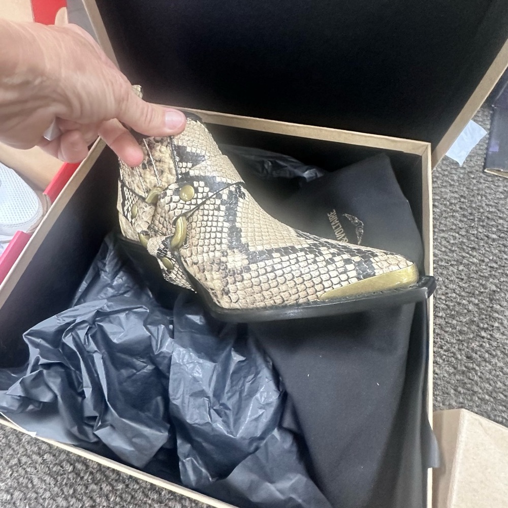 Zadag & Voltage Snake Skin Boots